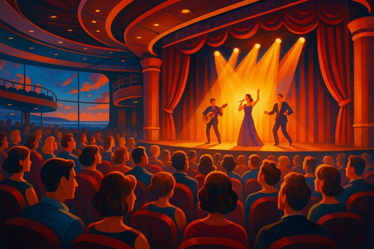 Publikum im Bordtheater bei einer Live-Show